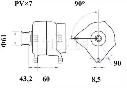 Фото MG242 Генератор MAHLE ORIGINAL {forloop.counter}}