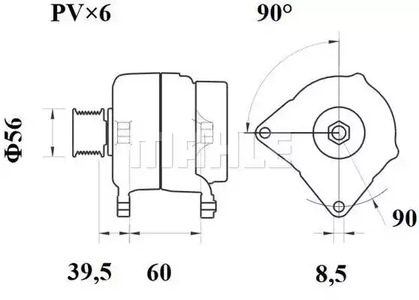 Фото MG243 Генератор MAHLE ORIGINAL {forloop.counter}}