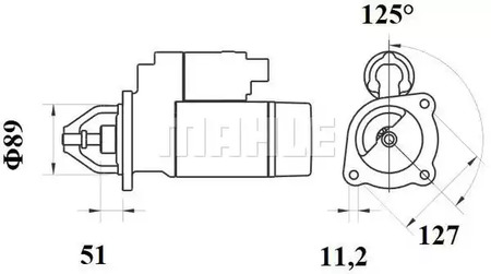 Фото MS753 Стартер MAHLE ORIGINAL {forloop.counter}}