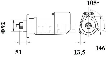 Фото MS756 Стартер MAHLE ORIGINAL {forloop.counter}}