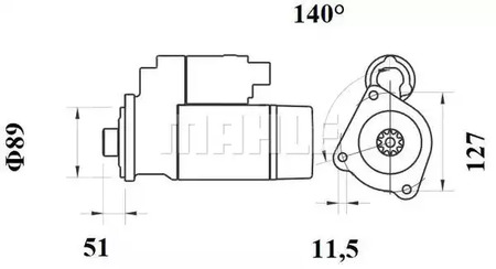 Фото MS769 Стартер MAHLE ORIGINAL {forloop.counter}}