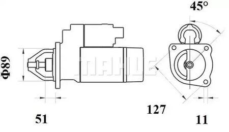 Фото MS774 Стартер MAHLE ORIGINAL {forloop.counter}}