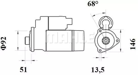 Фото MS761 Стартер MAHLE ORIGINAL {forloop.counter}}