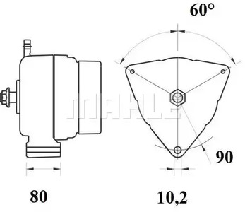 Фото MG794 Генератор MAHLE ORIGINAL {forloop.counter}}