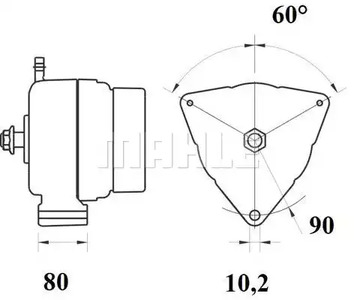 Фото MG804 Генератор MAHLE ORIGINAL {forloop.counter}}