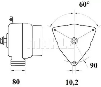 Фото MG809 Генератор MAHLE ORIGINAL {forloop.counter}}