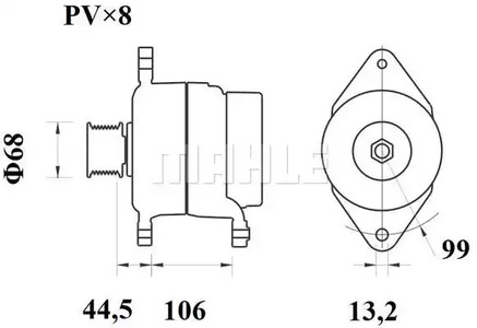 Фото MG814 Генератор MAHLE ORIGINAL {forloop.counter}}