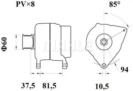 Фото MG811 Генератор MAHLE ORIGINAL {forloop.counter}}