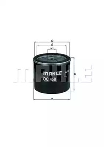 Фото OC458 Фильтр MAHLE ORIGINAL {forloop.counter}}