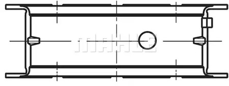 Фото 001FL10168000 Вкладыш подшипника MAHLE ORIGINAL {forloop.counter}}