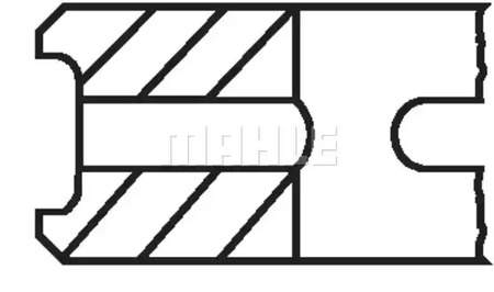 Фото 03753N0 Комплект колец MAHLE ORIGINAL {forloop.counter}}