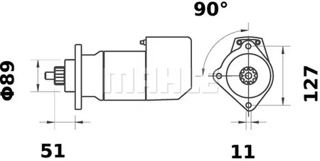 Фото MS566 Стартер MAHLE ORIGINAL {forloop.counter}}