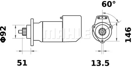 Фото MS537 Стартер MAHLE ORIGINAL {forloop.counter}}