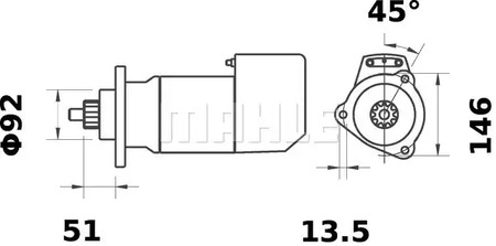 Фото MS540 Стартер MAHLE ORIGINAL {forloop.counter}}