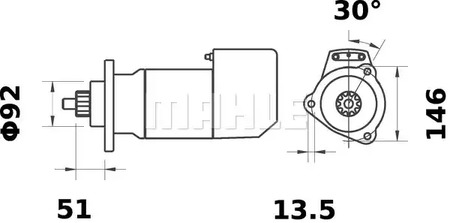 Фото MS541 Стартер MAHLE ORIGINAL {forloop.counter}}