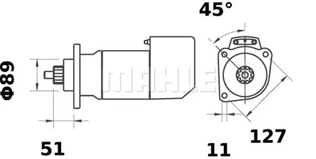 Фото MS512 Стартер MAHLE ORIGINAL {forloop.counter}}