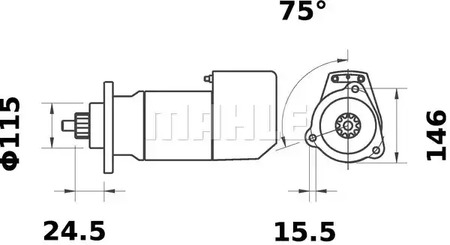 Фото MS495 Стартер MAHLE ORIGINAL {forloop.counter}}