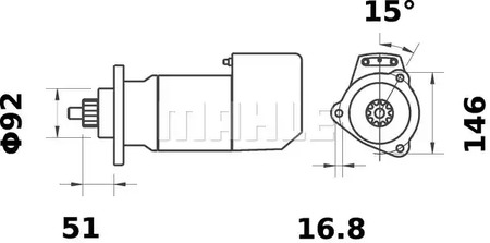 Фото MS480 Стартер MAHLE ORIGINAL {forloop.counter}}