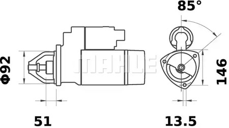 Фото MS473 Стартер MAHLE ORIGINAL {forloop.counter}}