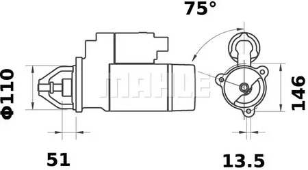 Фото MS462 Стартер MAHLE ORIGINAL {forloop.counter}}