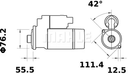 Фото MS406 Стартер MAHLE ORIGINAL {forloop.counter}}