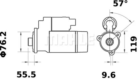 Фото MS412 Стартер MAHLE ORIGINAL {forloop.counter}}