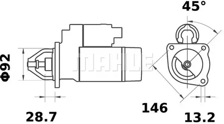 Фото MS205 Стартер MAHLE ORIGINAL {forloop.counter}}