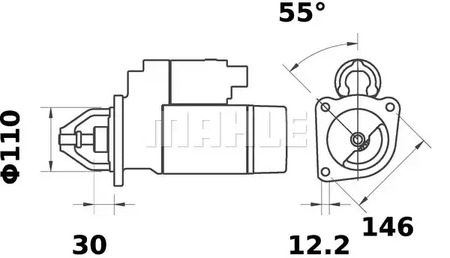 Фото MS207 Стартер MAHLE ORIGINAL {forloop.counter}}