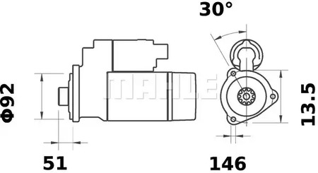 Фото MS198 Стартер MAHLE ORIGINAL {forloop.counter}}