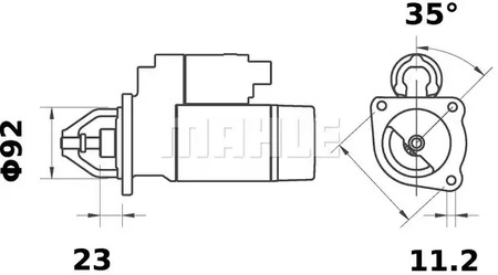 Фото MS129 Стартер MAHLE ORIGINAL {forloop.counter}}