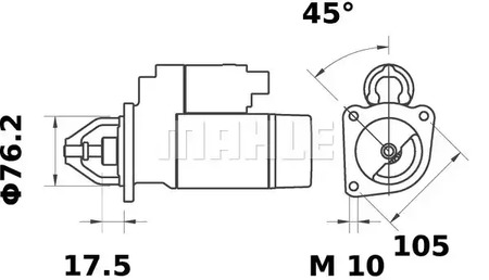 Фото MS56 Стартер MAHLE ORIGINAL {forloop.counter}}