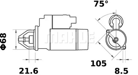 Фото MS47 Стартер MAHLE ORIGINAL {forloop.counter}}