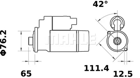 Фото MS38 Стартер MAHLE ORIGINAL {forloop.counter}}