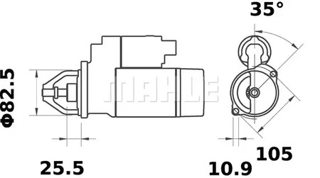 Фото MS28 Стартер MAHLE ORIGINAL {forloop.counter}}