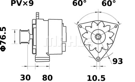 Фото MG503 Генератор MAHLE ORIGINAL {forloop.counter}}