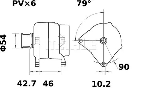 Фото MG66 Генератор MAHLE ORIGINAL {forloop.counter}}