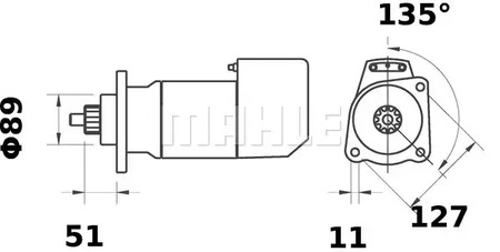 Фото MS587 Стартер MAHLE ORIGINAL {forloop.counter}}