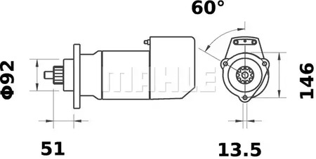 Фото MS560 Стартер MAHLE ORIGINAL {forloop.counter}}