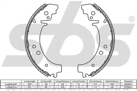 Фото 18492723360 Комлект тормозных накладок SBS {forloop.counter}}