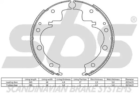 Фото 18492723477 Комлект тормозных накладок SBS {forloop.counter}}