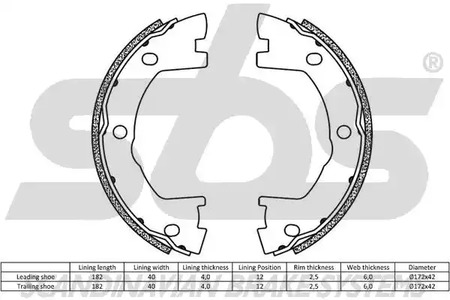 Фото 18492723841 Комлект тормозных накладок SBS {forloop.counter}}