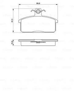 Фото 0 986 424 274 Комплект тормозных колодок BOSCH {forloop.counter}}