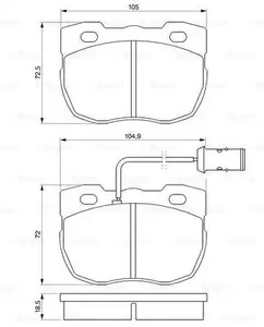 Фото 0986424287 Комплект тормозных колодок BOSCH {forloop.counter}}