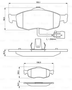 Фото 0986424359 Комплект тормозных колодок BOSCH {forloop.counter}}