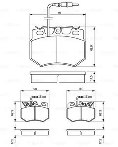 Фото 0986424376 Комплект тормозных колодок BOSCH {forloop.counter}}