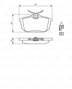 Фото 0986424427 Комплект тормозных колодок BOSCH {forloop.counter}}