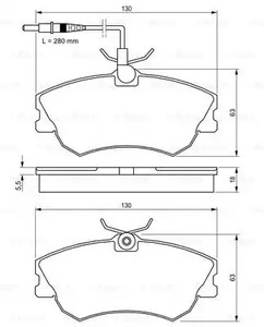 Фото 0986424451 Комплект тормозных колодок BOSCH {forloop.counter}}