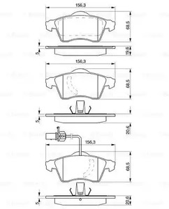 Фото 0986424537 Комплект тормозных колодок BOSCH {forloop.counter}}