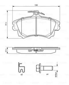 Фото 0986424541 Комплект тормозных колодок BOSCH {forloop.counter}}