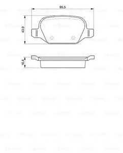 Фото 0986424553 Комплект тормозных колодок BOSCH {forloop.counter}}